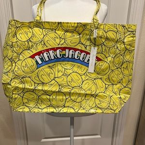 NWT Vintage Mar Jacobs Plastic Shopper yellow